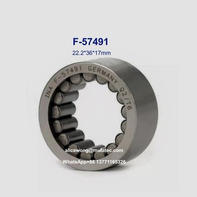 F-57491.RNU Full Complement Roller Hydraulic Pump Bearings With Steel Brass Nylon Cage
