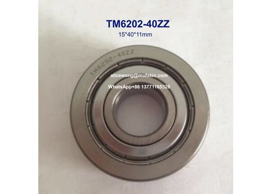 TM6202-40ZZ 280℃ high temperature bearings for two-way stretch equipment ball bearings 15*40*11mm