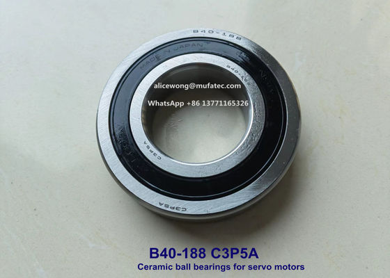 B40-188 C3P5A moteur hybride à roulement à billes en céramique à haute vitesse 40*80*18 mm