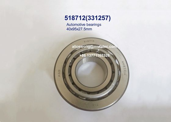518712 2331257 roulements automobiles roulements à rouleaux coniques 40*95*27,5 mm