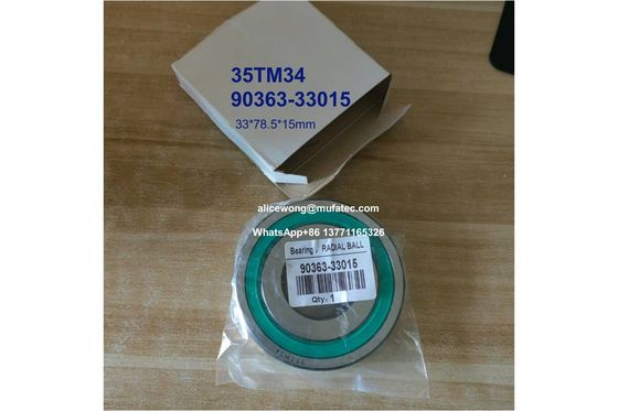 35TM34 90363-33015 roulements de boîtes de vitesses Toyota roulements à billes spéciaux pour remplacement de pièces de rechange Toyota 33*78.5*15mm