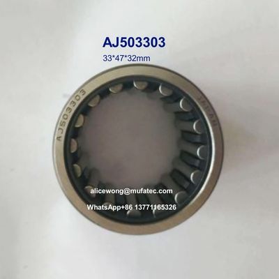 AJ503303 roulements hydrauliques pour excavatrice roulements à rouleaux à aiguille de tasse tirés 33*47*32mm